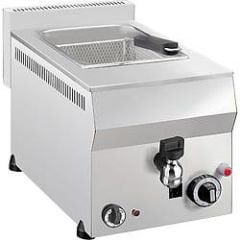 Remta 8 Lt Gazlı Fritöz Musluklu | CE Belgeli Endüstriyel Tek Hazneli Fritöz - R112CE