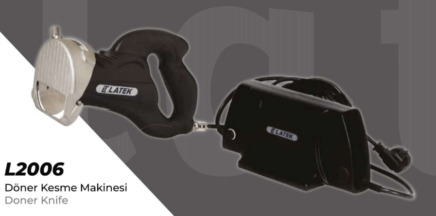 Latek Döner Kesme Makinesi 8 cm – Profesyonel Döner Kesim Makineleri, Yüksek Performanslı ve Dayanıklı