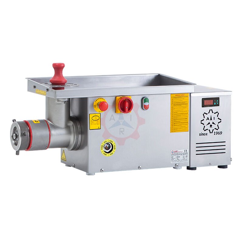 Arı Makina PKM-22S 22 Lik 220 V Soğutuculu Kıyma Makinası – Komple Krom, 400 Kg/Saat Kapasiteli