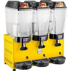 Remta ST17 Üçlü Şerbet & Ayran Soğutucu | 3x20 Lt Kapasiteli Profesyonel Soğuk İçecek Makinesi