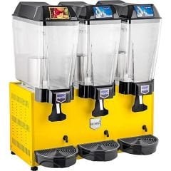 Remta ST19 Üçlü Şerbet & Ayran Soğutucu | 3x20 Lt Kapasiteli Profesyonel Soğuk İçecek Makinesi