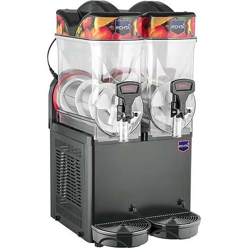 Remta ST26 İkili Slush Makinesi | 2x12 Lt Buzlaş & Karlamaç İçecek Soğutucu