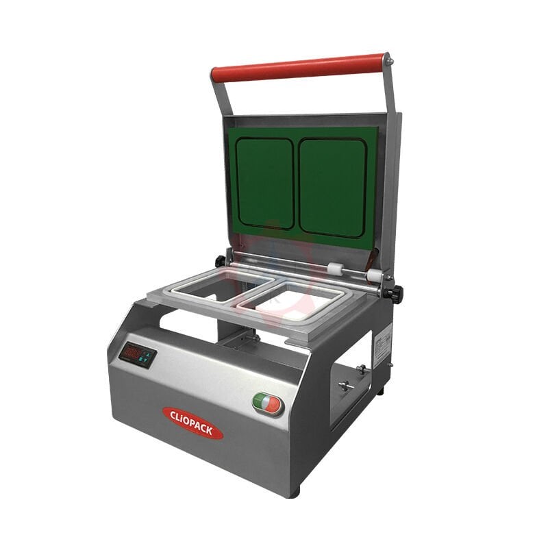 Arı Makina Clio 28 | Manuel 2'li Tabak Kapatma Makinesi | 190x144 mm Tabaklar için