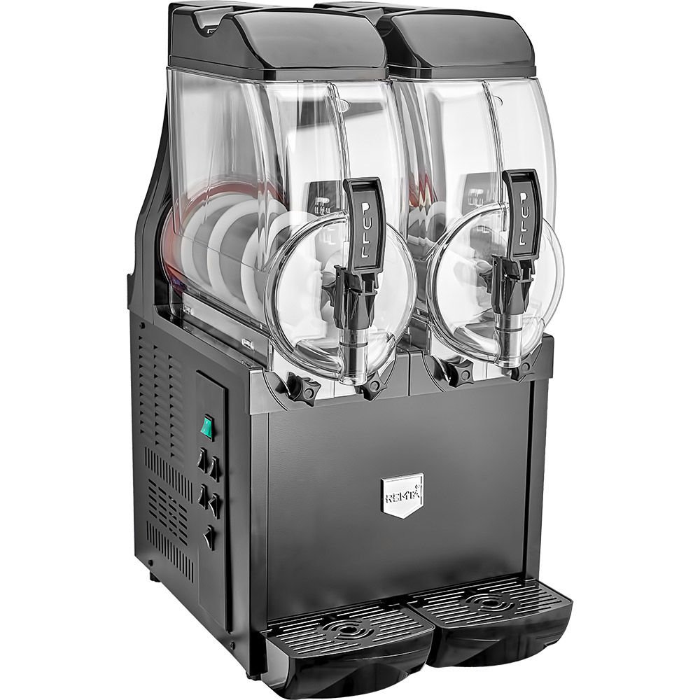 Remta ST42 İkili Royal Slush Makinesi | 2x12 Lt Karlamaç & Buzlaş İçecek Soğutucu