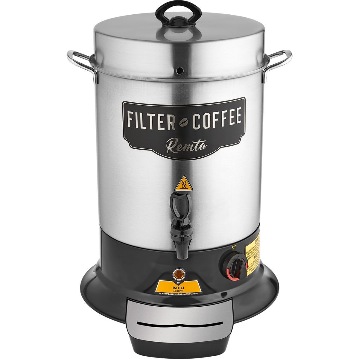 Remta 120 Fincan Filtre Kahve Otomatı R51 | 12 Litre, Elektrikli, Paslanmaz