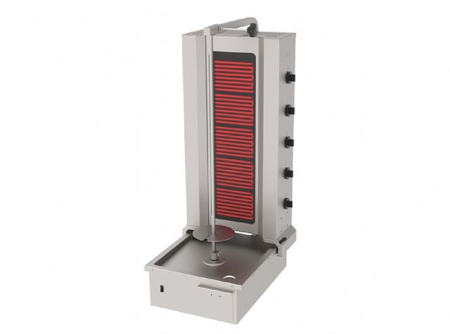 ADE-5A Döner Ocağı Elektrikli 5 Gözlü Alttan Motor