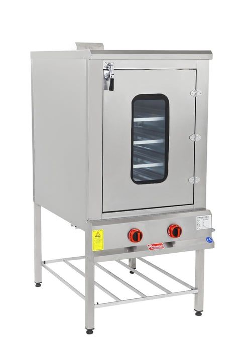 Himaksan Tek Kapılı Pasta Börek Fırını Gazlı ve Lpg Li 75X100X160 HMK-PB 1075