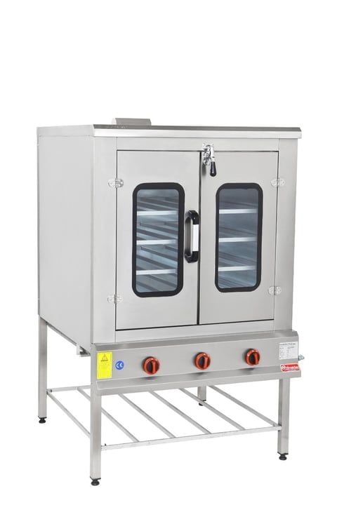 Himaksan Çift Kapılı Pasta Börek Fırını Gazlı ve Lpg Li 100x100x160 HMK-PB 1010