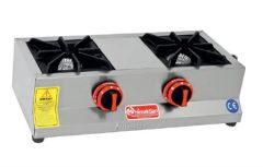 Himaksan HMK-MN 2 Ekonomik 2’li Set Üstü Ocak – Gazlı & LPG’li, Kompakt Endüstriyel Ocak (60x30x14 cm)