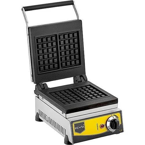 Remta Kare Waffle Makinası W10 | Elektrikli, 21 cm Kare, Dijital Termostat
