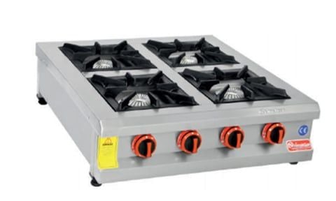 Himaksan 4 Lü Ocak Set Üstü Profesyonel Gazlı Ve Lpg Li 90x90x25 HMK-SOG 990