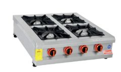 Himaksan 4 Lü Ocak Set Üstü Profesyonel Gazlı Ve Lpg Li 90x90x25 HMK-SOG 990