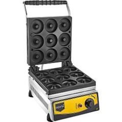 Remta 9'lu Donut Makinesi Elektrikli W37 | Teflon Kaplama, 2000W, Profesyonel Kullanım
