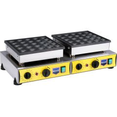 Remta W27 Çiftli Elektrikli Yuvarlak Bubble Pankek Makinası | Hızlı ve Verimli Pankek Pişirme