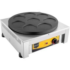 Remta KR6 8'li Elektrikli Krep Pişirici | 40 cm Çap, Endüstriyel ve Hızlı Krep Makinesi