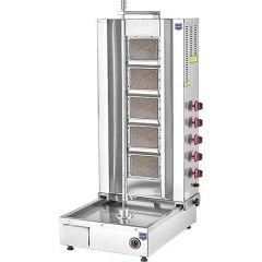 Remta 5 Radyanlı Gazlı Döner Ocağı | Alttan Motorlu, CE Belgeli Profesyonel Döner Makinesi