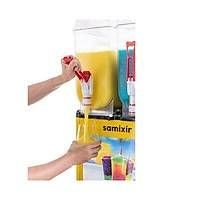 Samixir Slush Makinesi Soğuk Meyve Suyu Dispenseri Allure 12+12 L Sarı