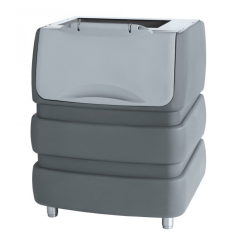 BIN 240 PE Buz Haznesi – 240 Kg Kapasiteli Endüstriyel Buz Depolama