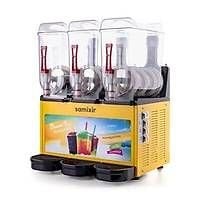 Samixir SLUSH36.YA Allure 3 Hazneli Slush Makinesi | 36 Litre Sarı Soğuk Meyve Suyu Dispenseri