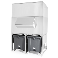 DRB 1200 Buz Haznesi – 700 Kg Kapasiteli Endüstriyel Buz Deposu ve Arabalı Sistem