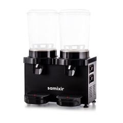 Samixir MM20.AB Limonata ve Ayran Makinesi – 20 L Soğuk İçecek Dispenseri, Karıştırıcılı, Siyah