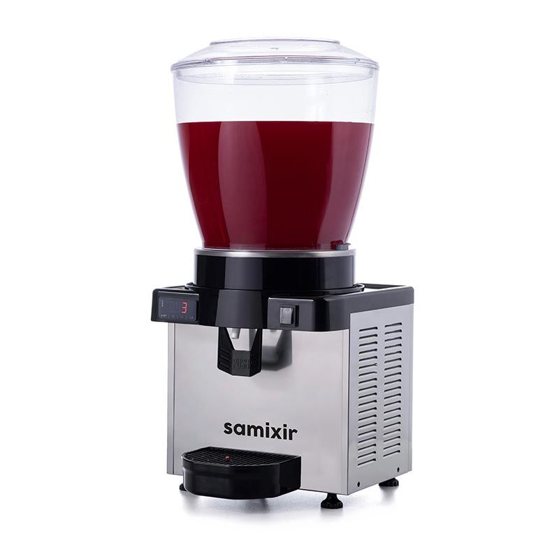 Samixir M22 22 L Dijital Soğuk İçecek Dispenseri – Panoramik, Inox, Tek Hazneli