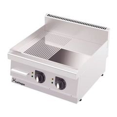 Kalitegaz GS9060G Gazlı Pleyt Izgara – 90×60 cm Yarı Oluklu/Yarı Düz, CE Belgeli Endüstriyel Izgara