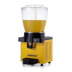 Samixir S22.DY 22 L Dijital Soğuk İçecek Dispenseri – Panoramik, Sarı, Tek Hazneli