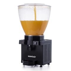 Samixir S40.DB 40 L Dijital Soğuk İçecek Dispenseri – Panoramik, Siyah, Tek Hazneli