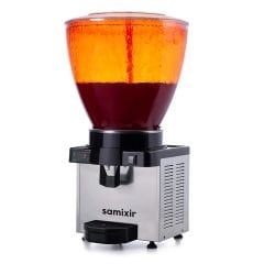Samixir S40 40 L Dijital Soğuk İçecek Dispenseri – Panoramik, Inox, Tek Hazneli