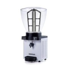 Samixir KAM40 40 L Dijital Köpüklü Ayran Dispenseri – Panoramik, Beyaz