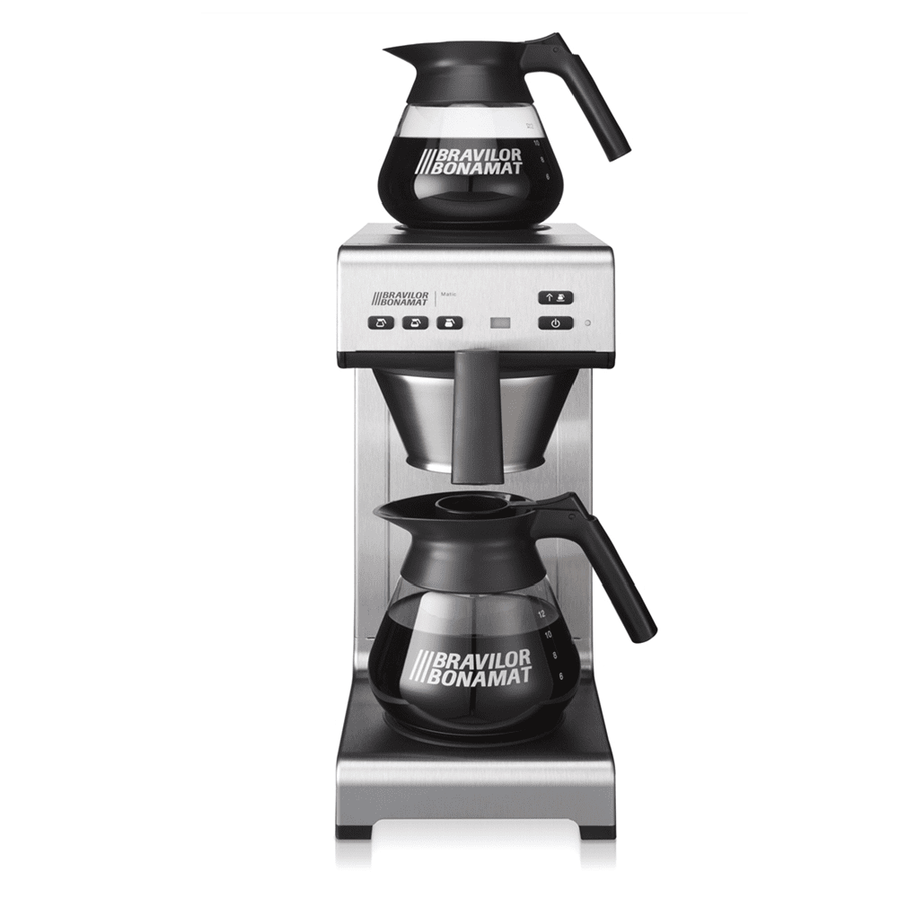 Bravilor Bonamat MATIC Filtre Kahve Makinesi | 2×1,7 L Cam Demlik, 15 L/s Kapasite