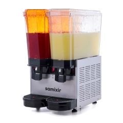 Samixir 40.SSI Inox 2x20 L Klasik Twin Soğuk İçecek Dispenseri | Fıskiyeli Soğutucu