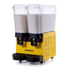 Samixir 40.MMY Sarı 2x20 L Klasik Twin Soğuk İçecek Dispenseri | Karıştırıcılı Soğutucu