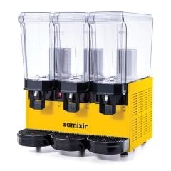 Samixir  Triple Klasik Fıskiyeli Soğuk İçecek Dispenseri, 20+20+20 L, 60.SSSY Sarı