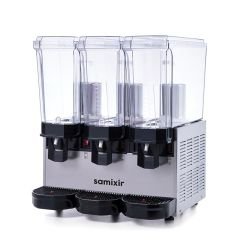 Samixir Klasik Triple Soğuk İçecek Dispenseri, 20+20+20 L, Fıskiyeli, Inox 60.SSSI