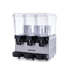 Samixir Klasik Triple Soğuk İçecek Dispenseri, 20+20+20 L, Fıskiyeli-Karıştırıcılı-Karıştırıcılı, Inox 60.SMMI