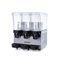 Samixir Klasik Triple Soğuk İçecek Dispenseri, 20+20+20 L, Karıştırıcılı, Inox 60.MMMI