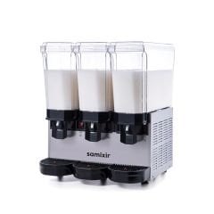 Samixir Klasik Triple Soğuk İçecek Dispenseri, 20+20+20 L, Karıştırıcılı, Inox 60.MMMI