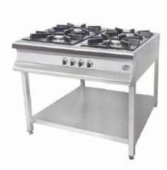 Pimak Gazlı 2 Li Taban Raflı Ocak 100x65x85 Cm MX-2A