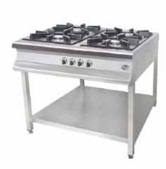Pimak Gazlı 3 Lü Taban Raflı Ocak 150x65x85 Cm MX-3A
