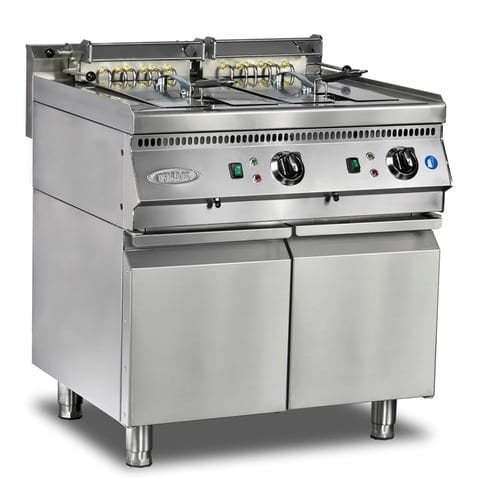 Pimak 24+24 Litre Gazlı Fritöz 80x90x85 90S-M062G | Çift Hazneli Endüstriyel Fritöz