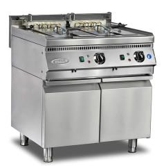 Pimak 24+24 Litre Gazlı Fritöz 80x90x85 90S-M062G | Çift Hazneli Endüstriyel Fritöz