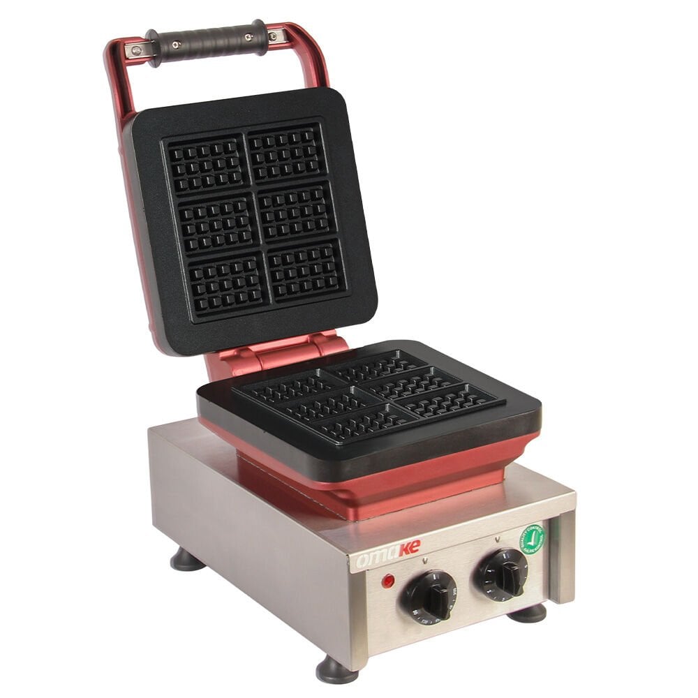 Omake WFL21.E12 Z5F Zamanlayıcılı Mini Belçika Waffle Makinesi, Elektrikli