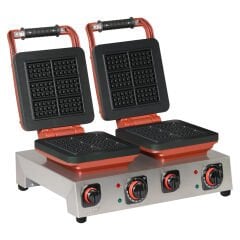 Omake WFL21.E22 Z5F 0301 Zamanlayıcılı Mini Belçika Çiftli Waffle Makinesi, Elektrikli