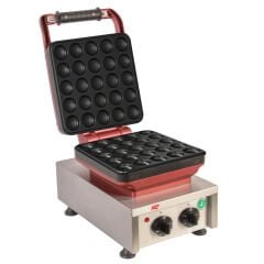 Omake WFL21.E12 Z5F Zamanlayıcılı Mini Top Tekli Waffle Makinesi, Elektrikli