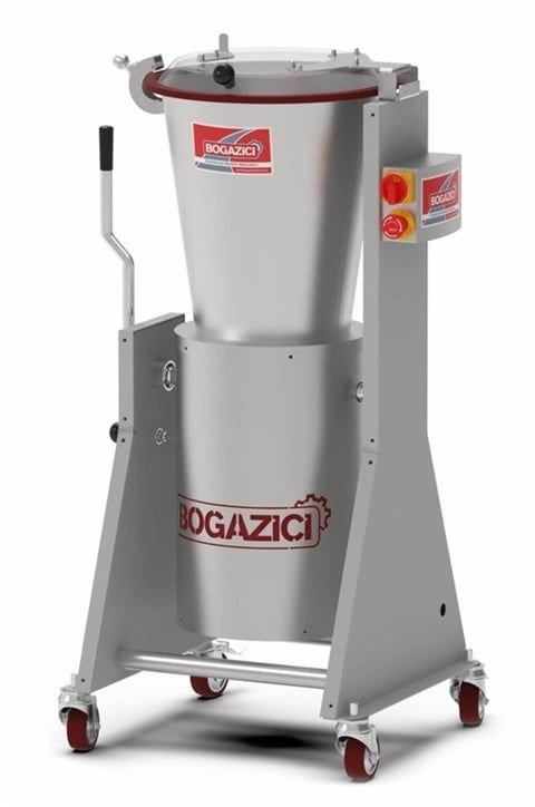 Boğaziçi BDH.50 Devrilir Humus Makinesi | 50 Litre Kapasiteli, Paslanmaz Çelik Endüstriyel Makine