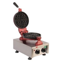 Omake WFL01.E12.0101 Zamanlayıcılı Çiçek Model Tekli Waffle Makinesi, Elektrikli