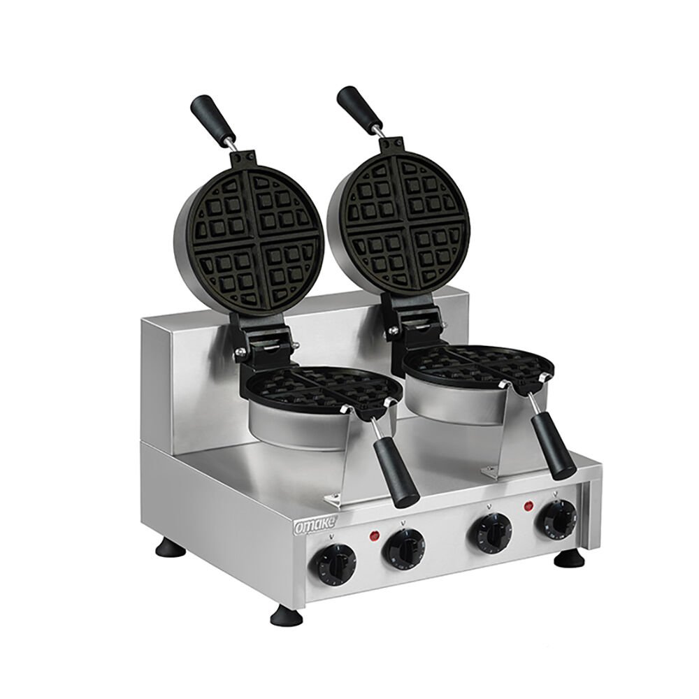 Omake WFL12.E12 Zamanlayıcılı Amerikan Tekli Waffle Makinesi, Elektrikli