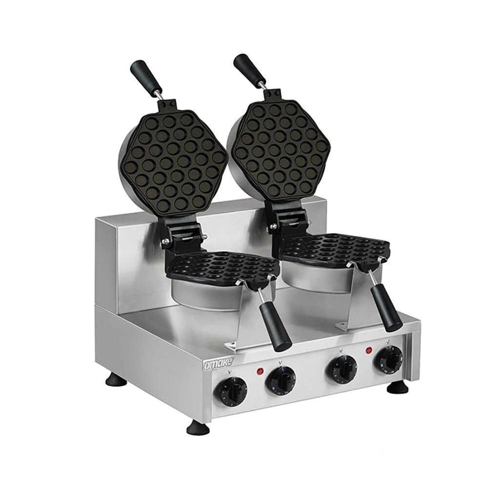 Omake WFL12.E22 Çevirmeli Balls Çiftli Waffle Makinesi, Zamanlayıcılı, Elektrikli